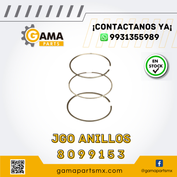 JGO DE ANILLOS STD 8099153 CNH