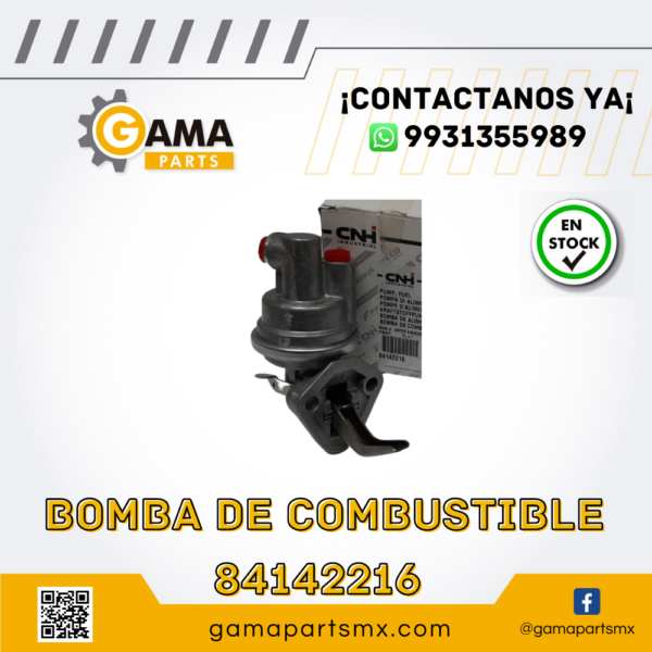 BOMBA DE COMBUSTIBLE 84142216 CNH