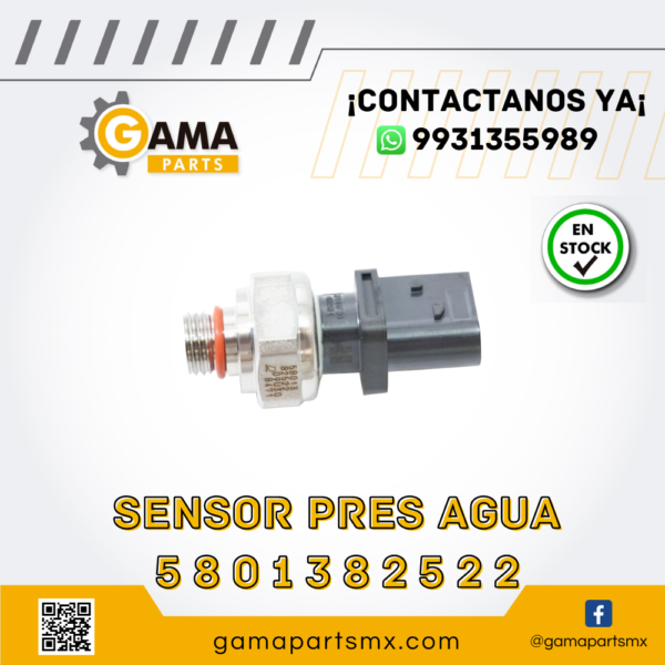 SENSOR PRESION AGUA 5801382522 CNH