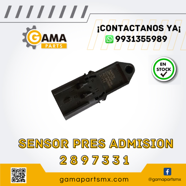 SENSOR PRESSION DE ADMISION 2897331 CNH