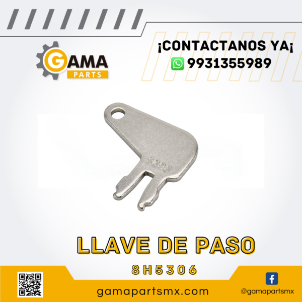 LLAVE DE PASO 8H5306 CATERPILLAR