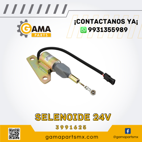 SELENOIDE DE PARO 24V  3991625 CUMMINS