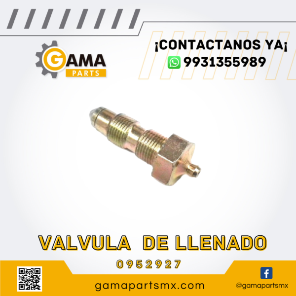 VALVE FILL 0952927 CAT,CTP