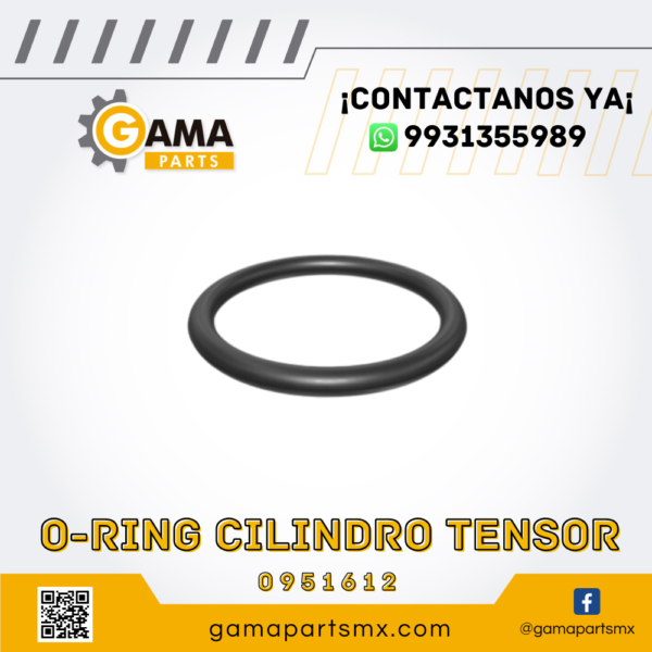 O-RING CILINDRO TENSOR 0951612 CAT,CTP