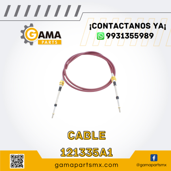 CABLE ACELERADOR MANUAL 121335A1 CNH