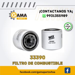 FILTRO DE COMBUSTIBLE 33390 WIX