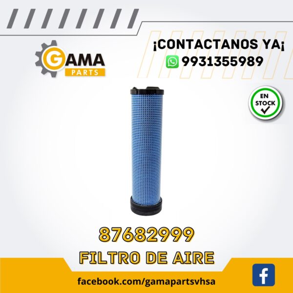 FILTRO DE AIRE SECUNDARIO 87682999 CNH