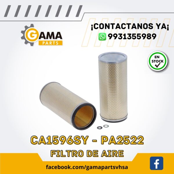 CA1596SY PA2522 FILTRO DE AIRE FRAM