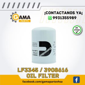 FILTRO DE ACEITE LF3345 3908616 PARA MAQUINARIA CUMMINS