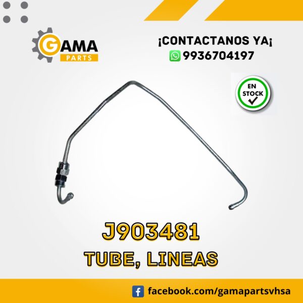 J903481 - TUBE, LINEAS PARA MAQUINARIA CASE