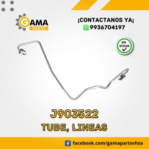 J903522 - TUBE, LINEA PARA MAQUINARIA CASE