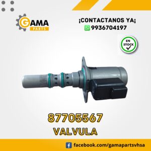 87705567, VALVULA PARA CASE