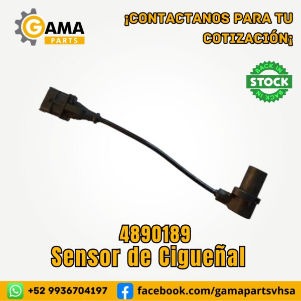 Sensor de Cigueñal 4890198 para Maquinaria Pesada CASE