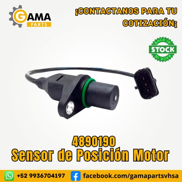 Sensor de Posicion Motor 4890190 para Maquinaria Pesada CASE