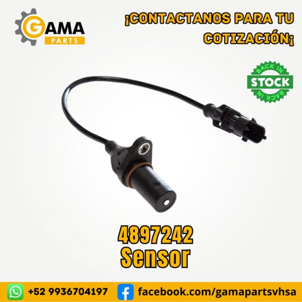 Sensor 4897242 para maquinaria pesada CASE