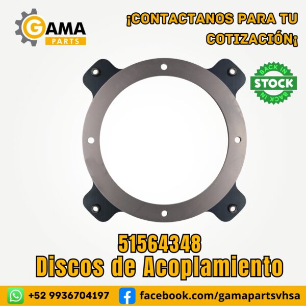 Discos de Acoplamiento 51564348 para maquinaria pesada CASE