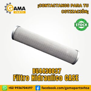 Filtro Hidraulico BU4430037 para Maquinaria Pesada CASE