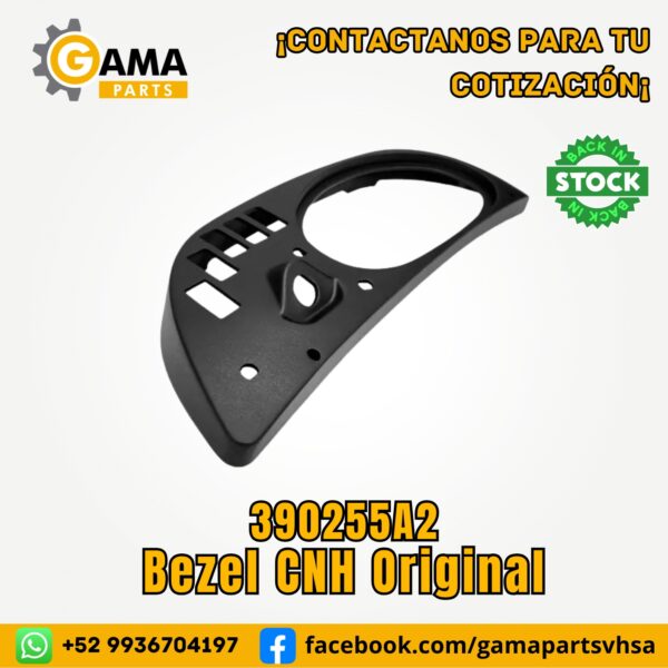 Bezel 390255A2 para maquinaria pesada CASE