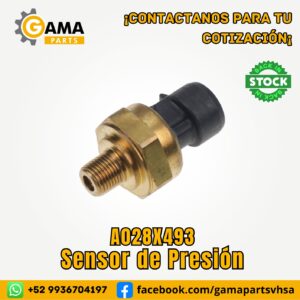 Sensor de Presion A028X493 para maquinaria pesada Cummins