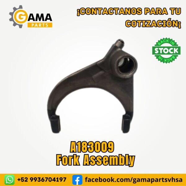 Fork Assembly A183009 para Maquinaria Pesada CASE