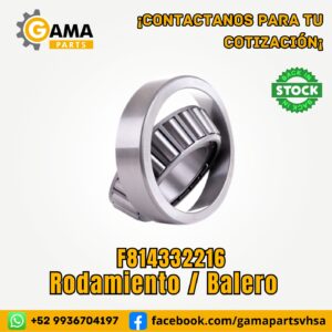 Rodamiento Balero F814332216 para Maquinaria Pesada CAT