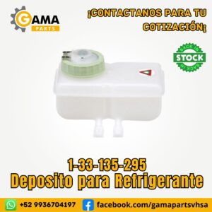 Deposito para Refrigerante 1-33-135-295 para Maquinaria Pesada CASE