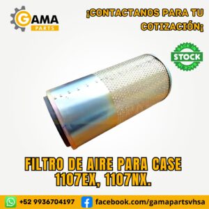 Filtro de Aire primario 1107EX, 1107NX para Maquinaria Pesada CASE