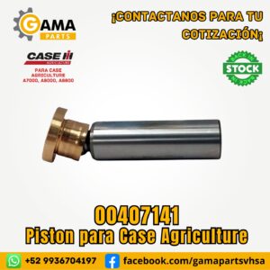Piston 00407141 para Maquinaria Pesada Case Agriculture