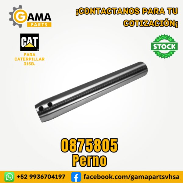 Perno 0875805 para Maquinaria Pesada Caterpillar