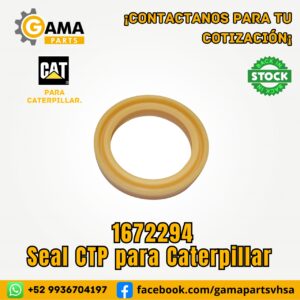 Seal 1672294 CTP para Maquinaria Pesada Caterpillar