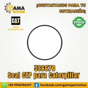 Seal 5S6670 CTP para Maquinaria Pesada Caterpillar
