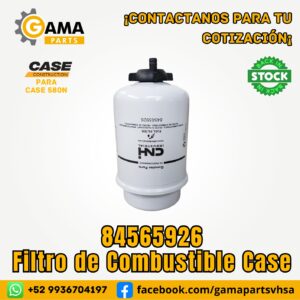 Filtro de Combustible 84565926 para Maquinaria Pesada Case