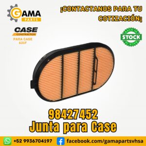 Filtro de Aire Secundario 98427452 para Maquinaria Pesada Case Agriculture