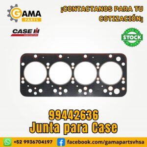 Junta 99442636 para Maquinaria Pesada Case