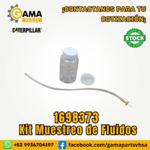 Kit de Muestreo de Fluidos 1698373 para Maquinaria Pesada Caterpillar