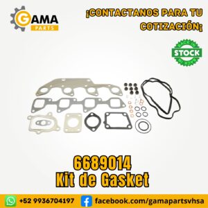 Kit de Gasket 6689014 para Maquinaria Pesada Bobcat